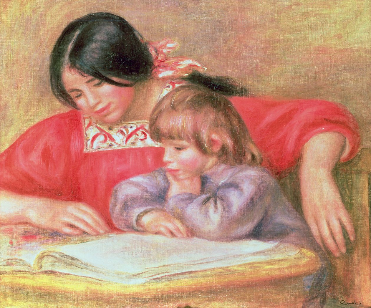 Leontine e Coco da Pierre Auguste Renoir