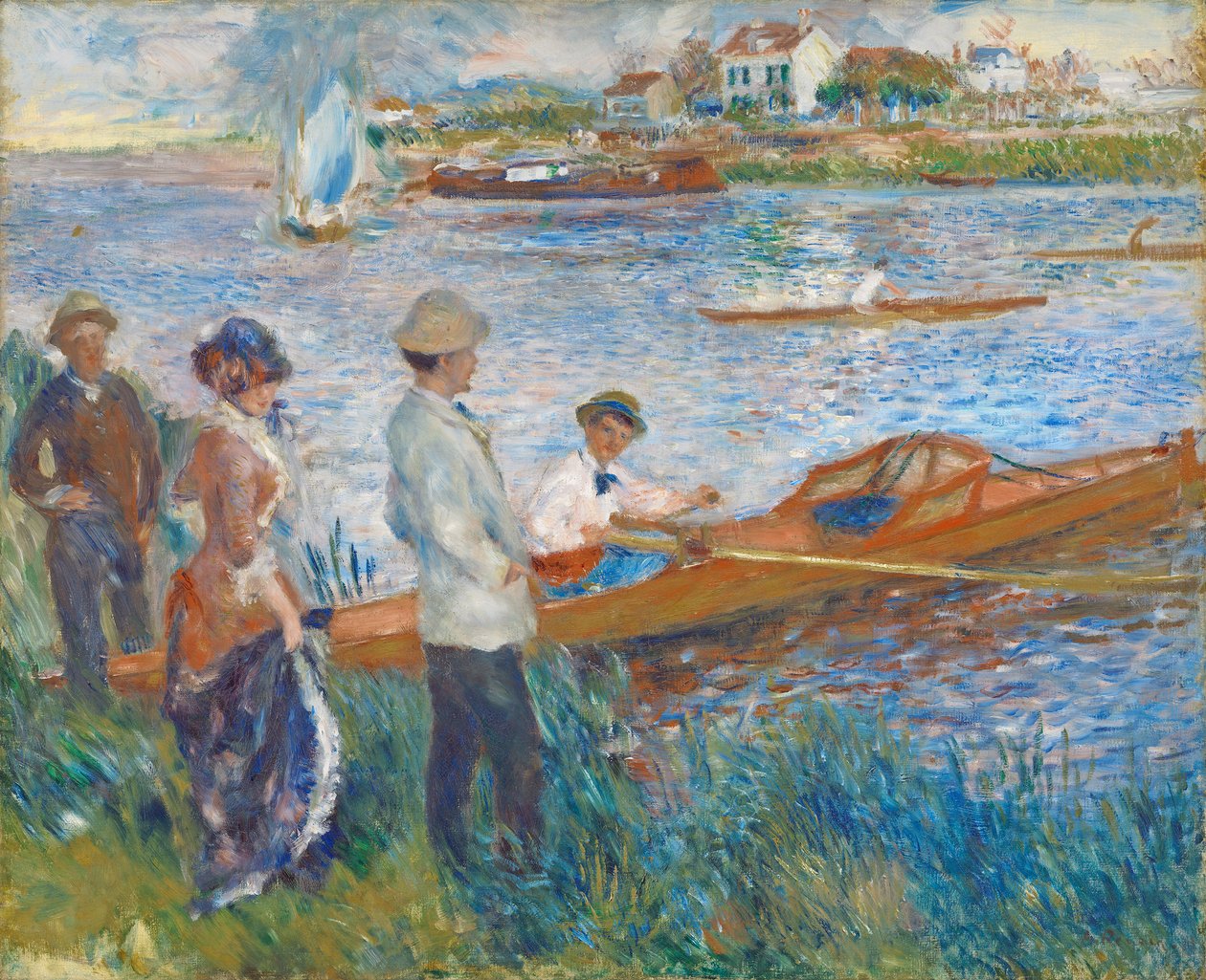Rematori a Chatou, 1879 da Pierre Auguste Renoir