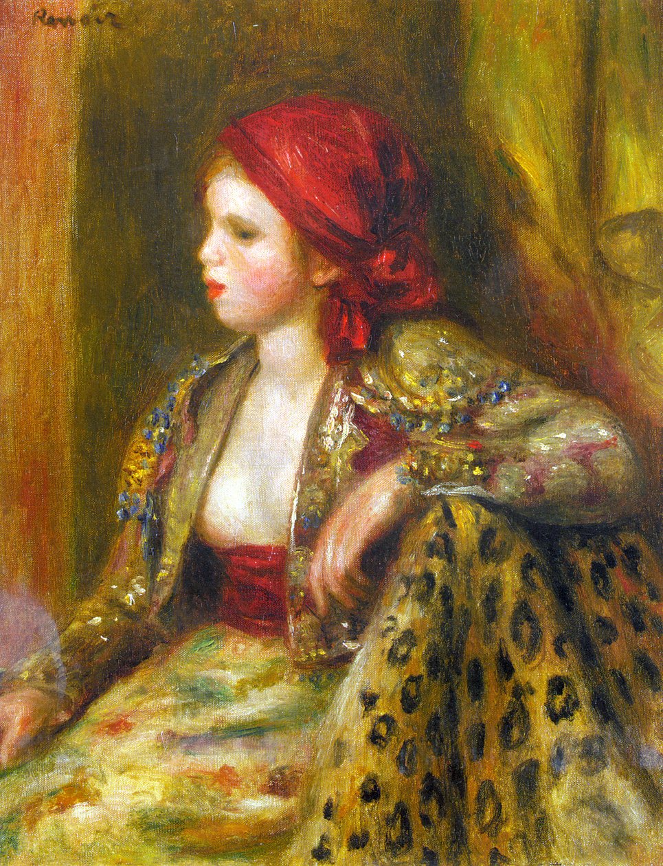 Odalisca da Pierre Auguste Renoir
