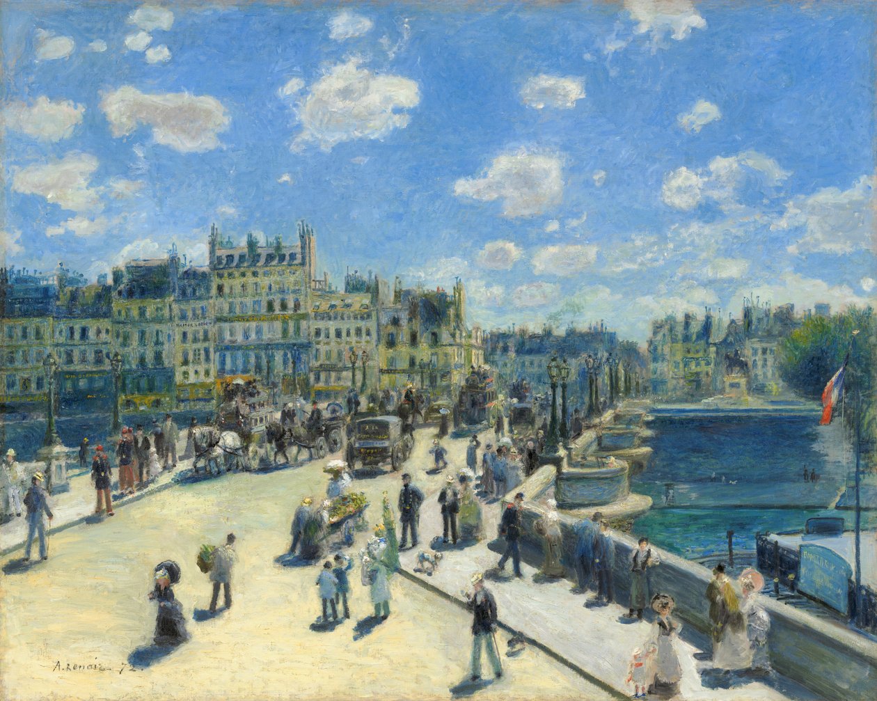 Pont Neuf, Parigi da Pierre Auguste Renoir
