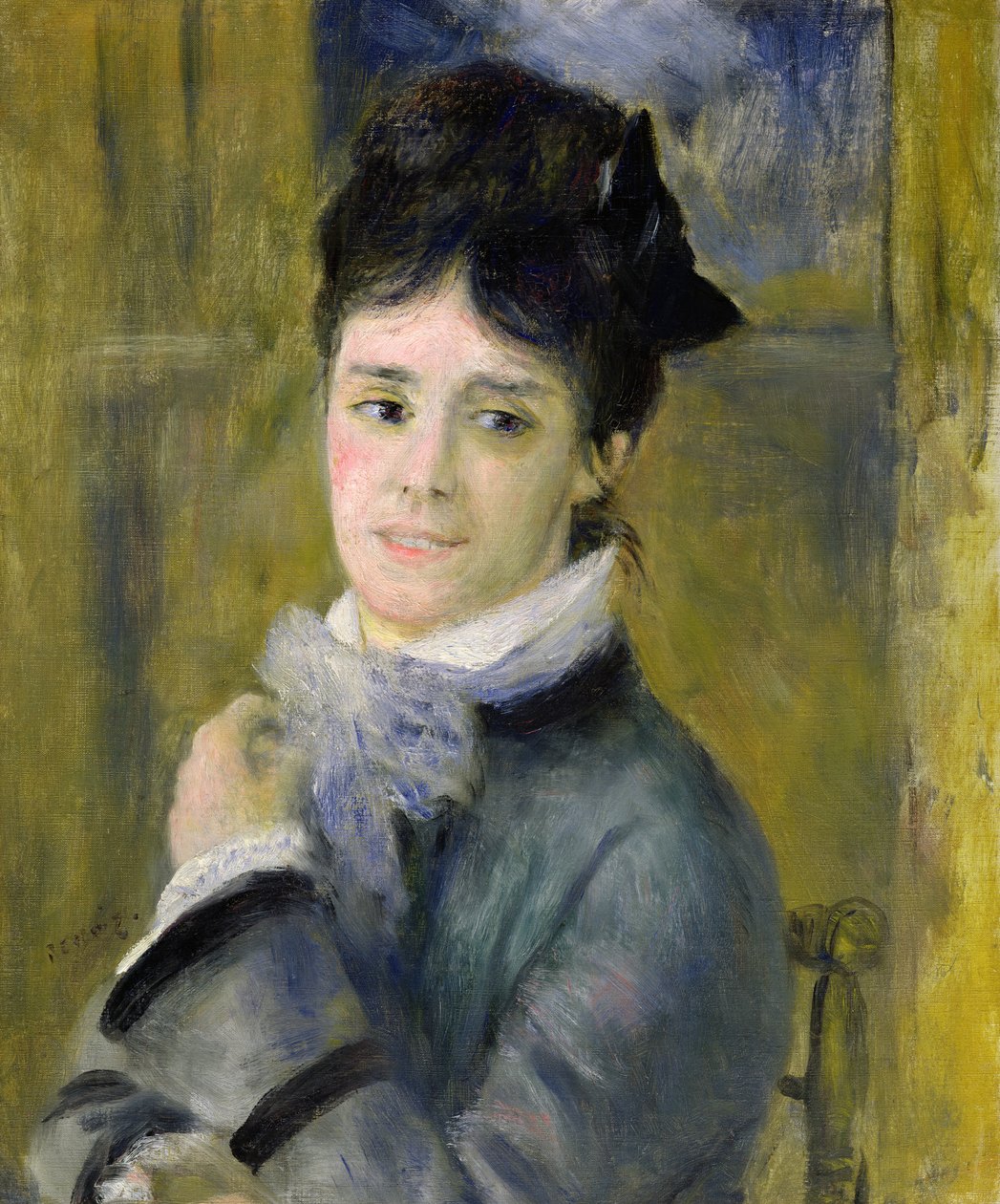 Ritratto di Madame Claude Monet (1847-79) da Pierre Auguste Renoir
