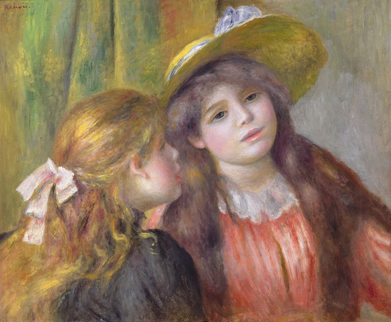 Ritratto di due ragazze, c.1890-92 da Pierre Auguste Renoir