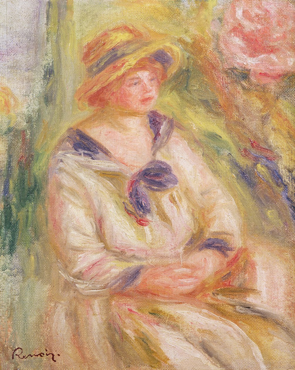 Ritratto di una donna da Pierre Auguste Renoir