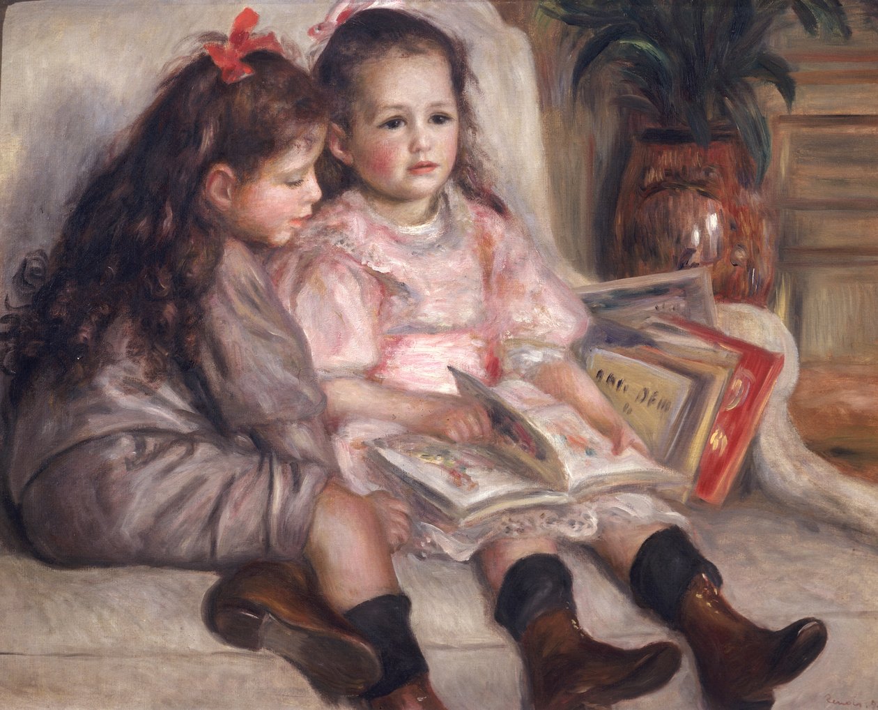 Ritratti di bambini, o I bambini di Martial Caillebotte, 1895 da Pierre Auguste Renoir