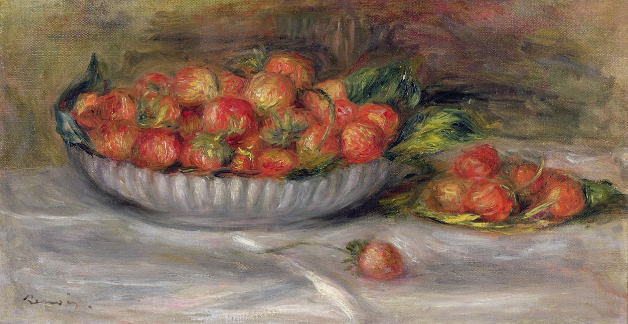 Natura morta con fragole, 1914 da Pierre Auguste Renoir