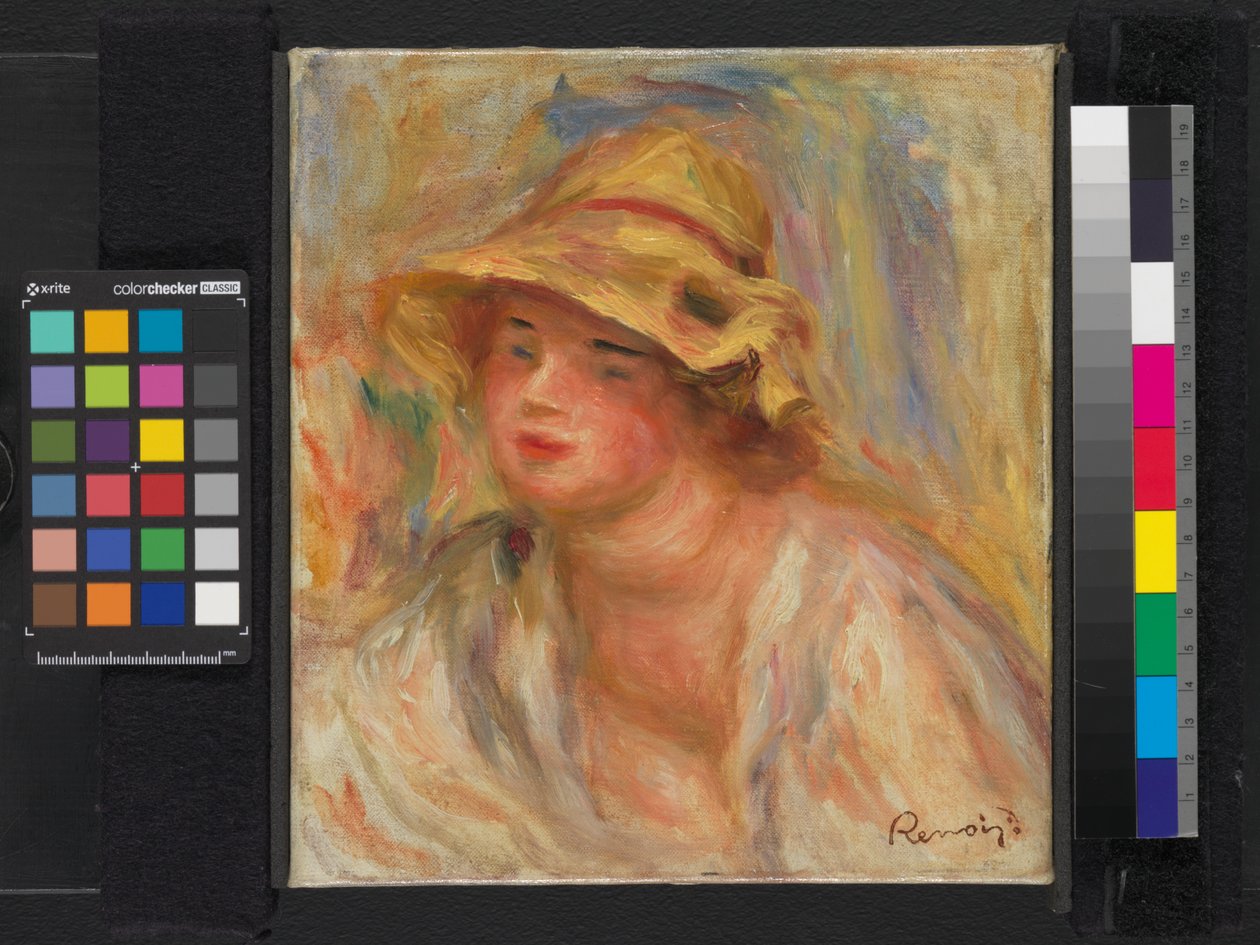 Studio di una ragazza, c.1918-19 da Pierre Auguste Renoir