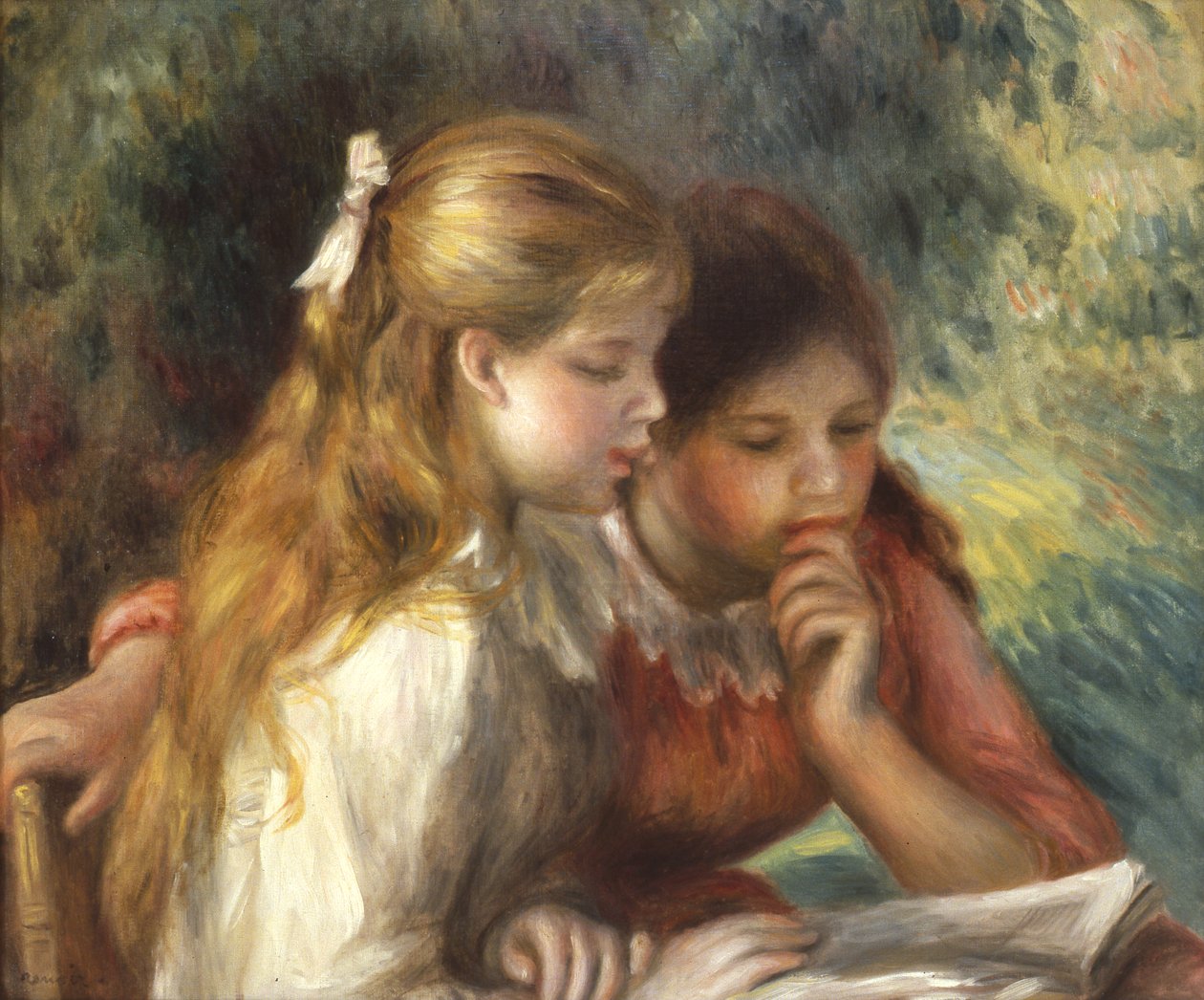 La Lettura, c.1890-95 da Pierre Auguste Renoir