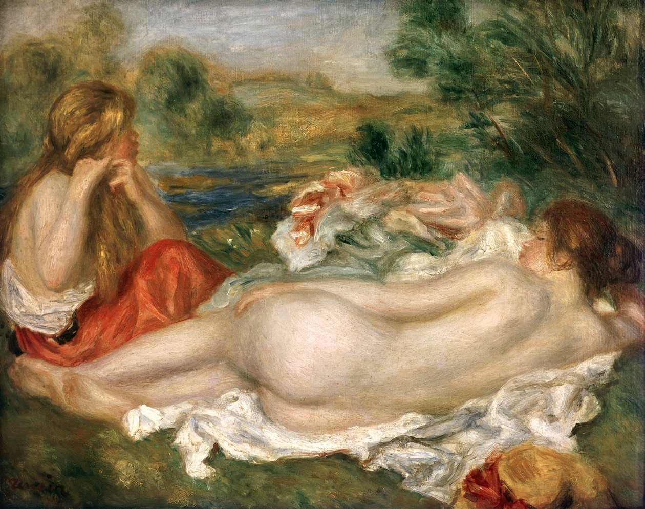 Due bagnanti, 1896 da Pierre Auguste Renoir
