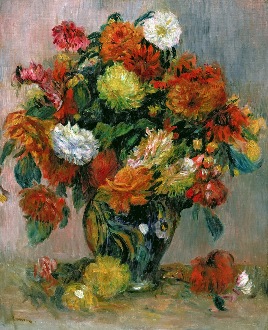 Vaso di Fiori, c.1884 da Pierre Auguste Renoir