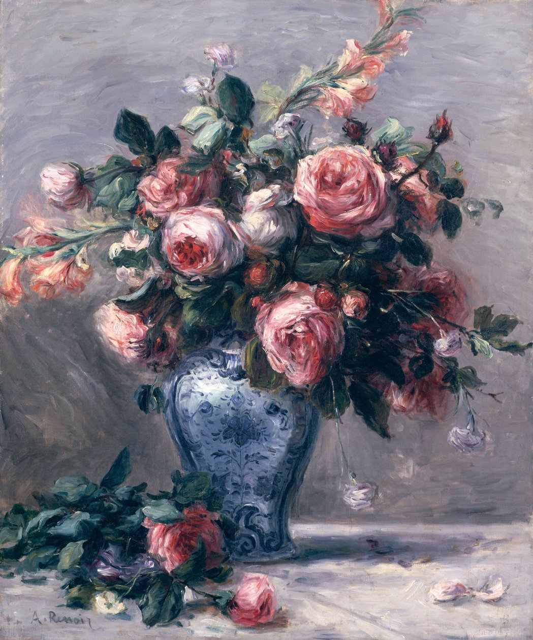 Vaso di Rose da Pierre Auguste Renoir