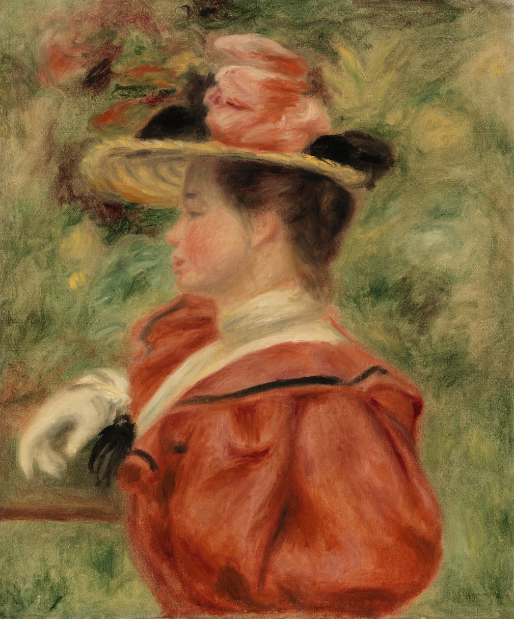Donna con Guanto (Femme au gant) da Pierre Auguste Renoir
