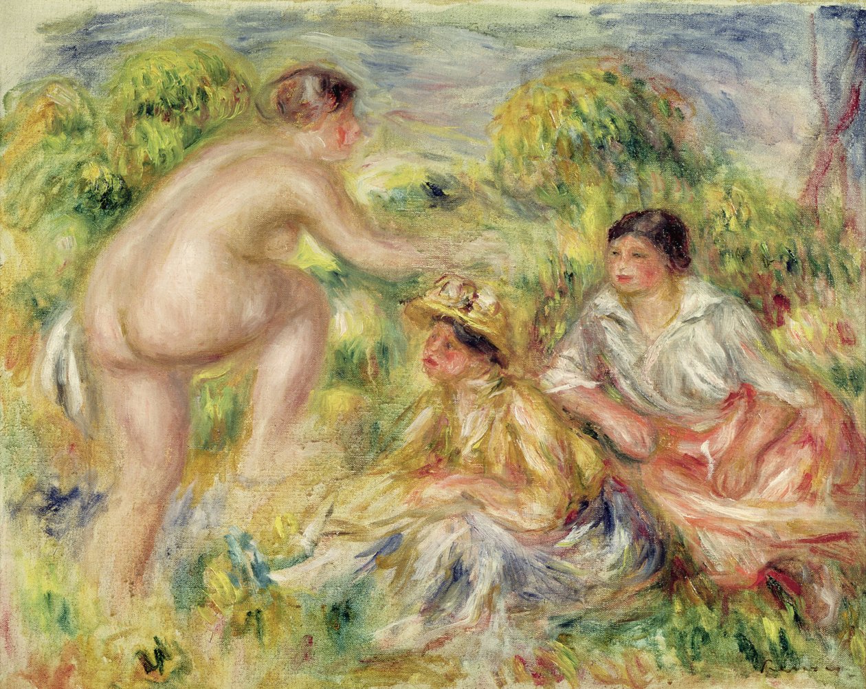 Ragazze giovani in campagna, 1916 da Pierre Auguste Renoir