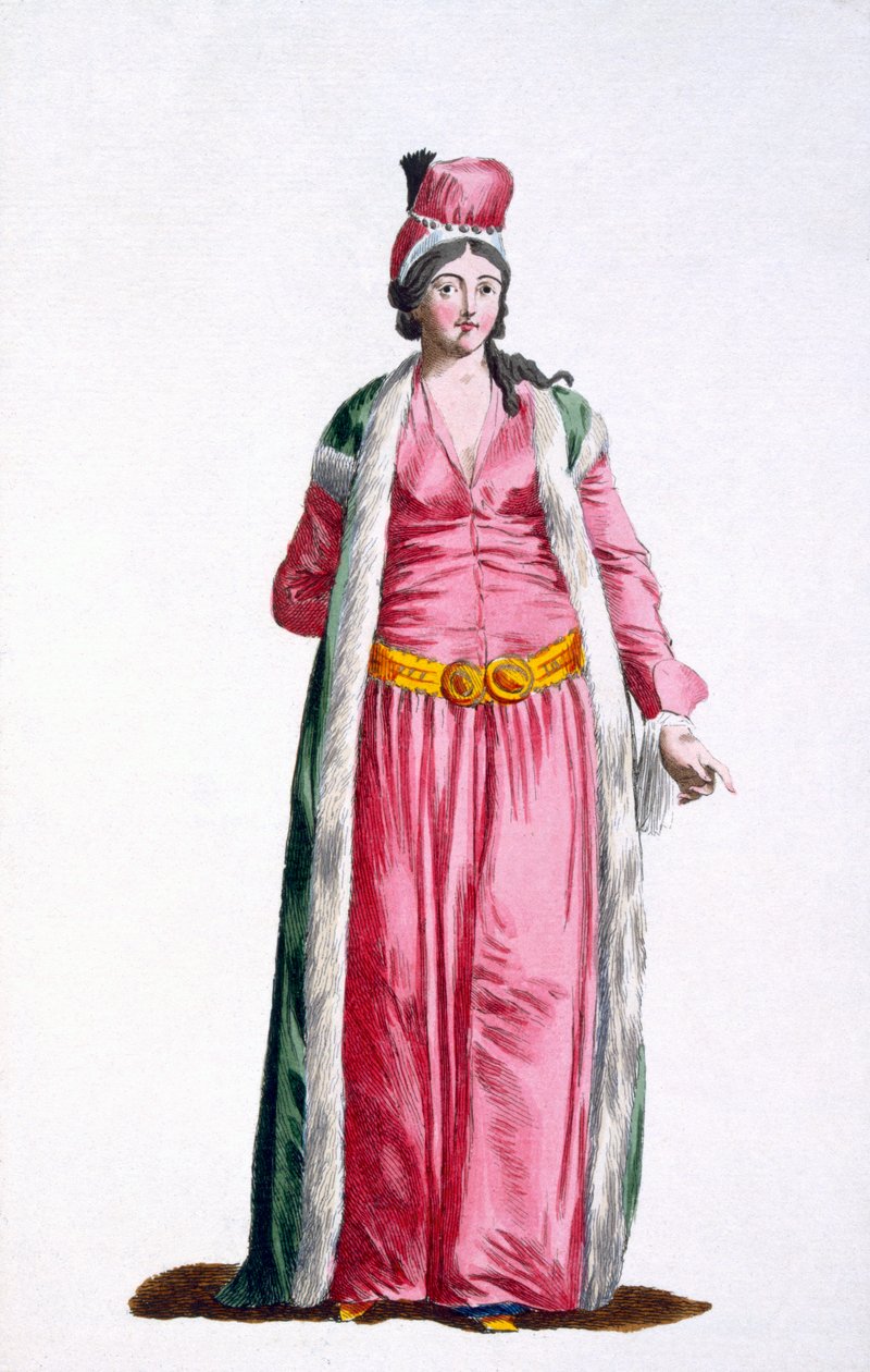 Una nobildonna di Smirne in Turchia, 1780 da Pierre Duflos