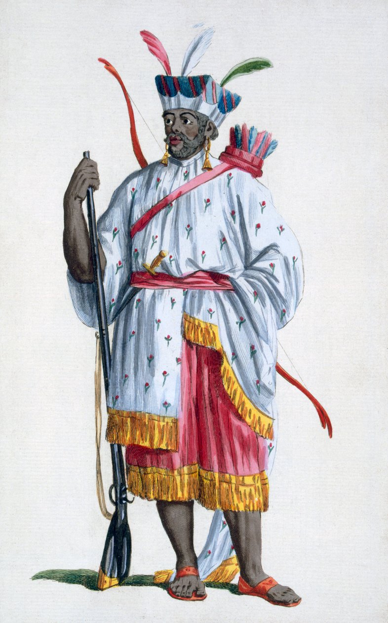 Nyai, sovrano di Bali, 1780 da Pierre Duflos