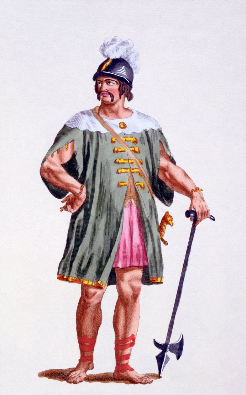 Soldato di Danimarca, 1780 da Pierre Duflos