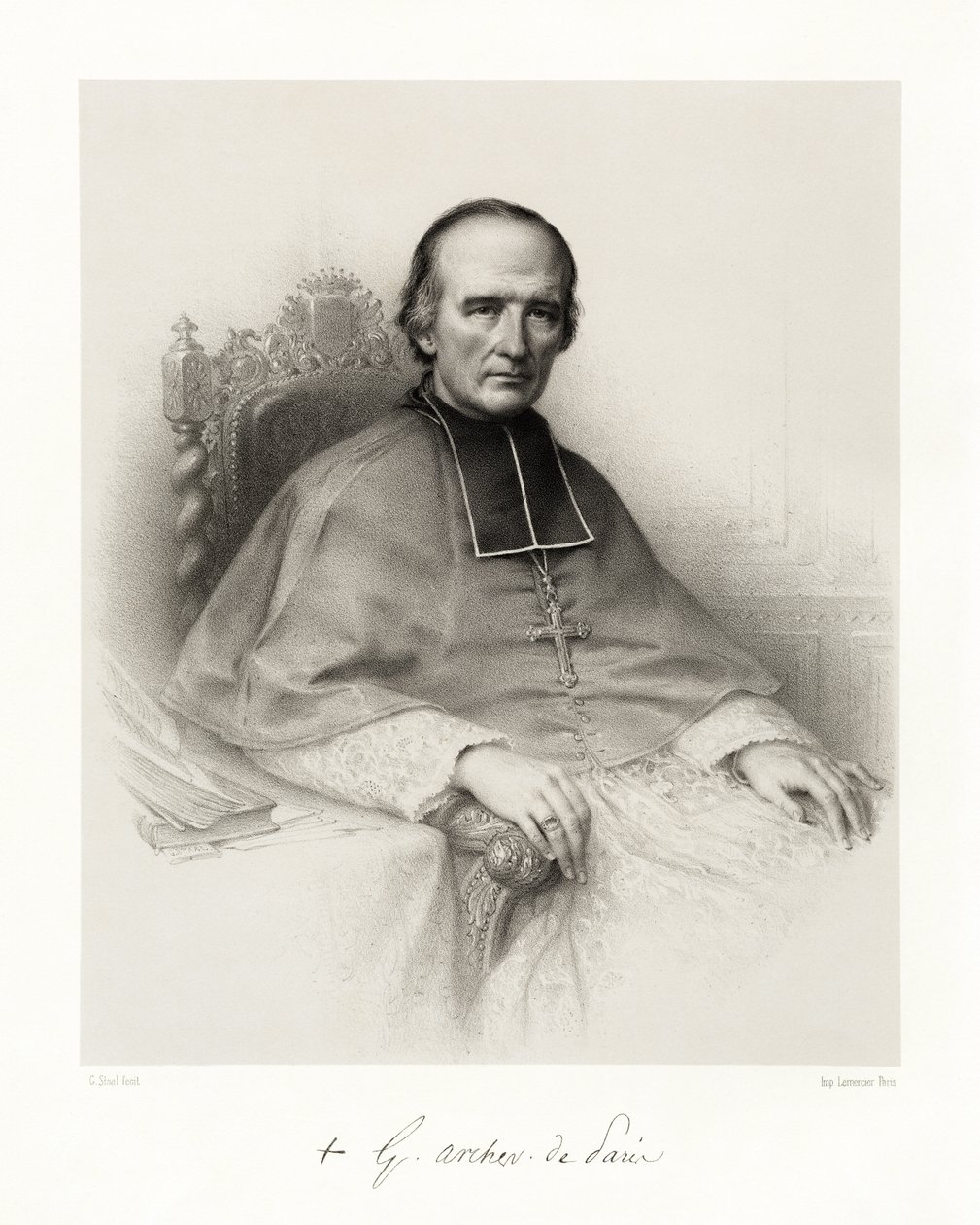 Georges Darboy da Pierre Gustave Eugene Staal