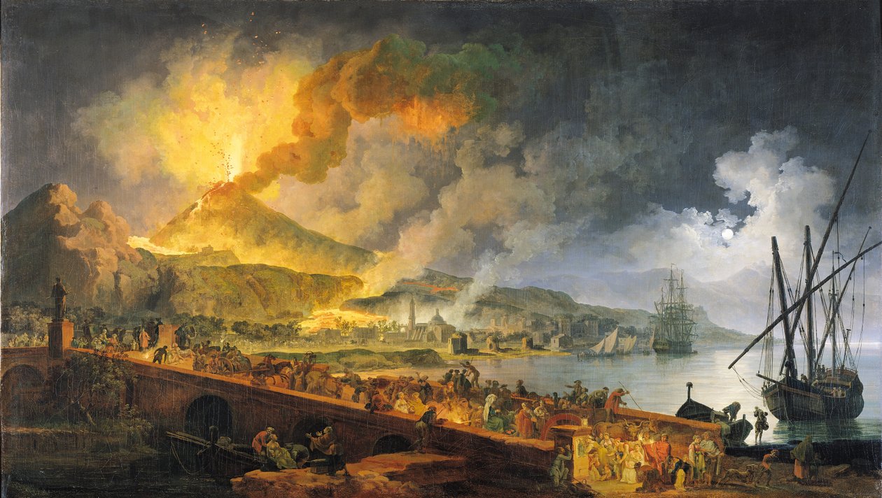 Eruzione del Vesuvio nel 1771, 1779 da Pierre Jacques Volaire