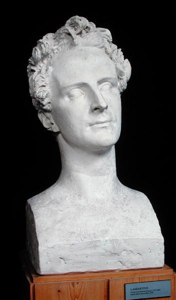 Busto di Alphonse de Lamartine (1792-1869) 1829 da Pierre Jean David dAngers