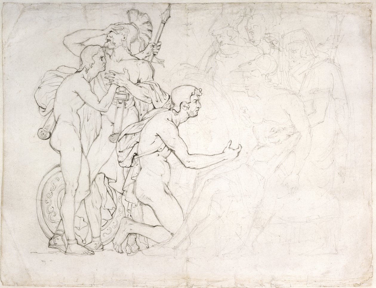 Morte di Epaminonda, 1811 da Pierre Jean David dAngers