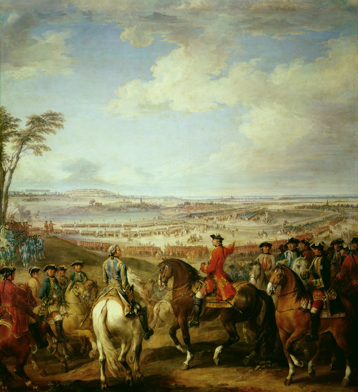 La battaglia di Lawfeld, 2 luglio 1747 da Pierre Lenfant