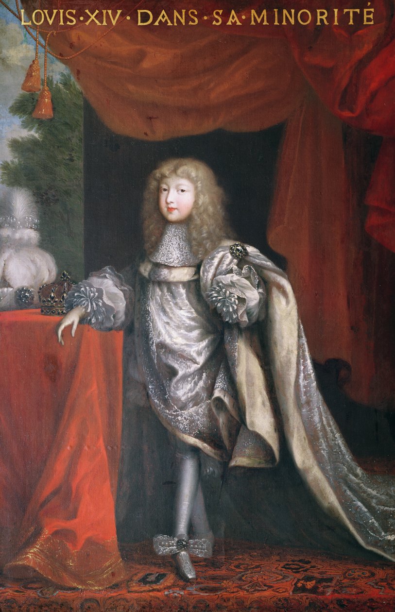 Luigi XIV durante la sua minorità da Pierre Mignard