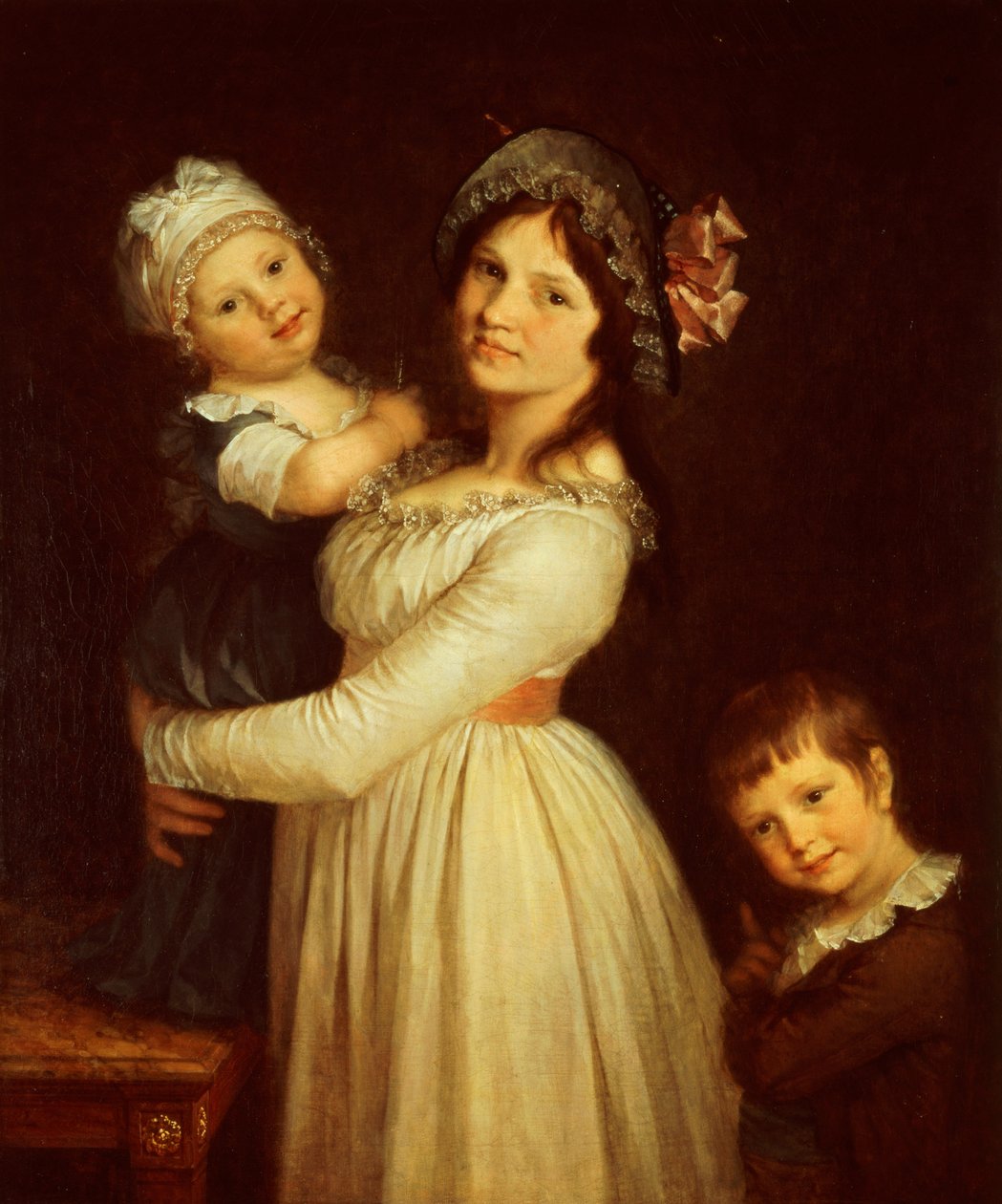 Ritratto di famiglia di Madame Anthony e dei suoi figli, 1785 da Pierre Paul Prudhon