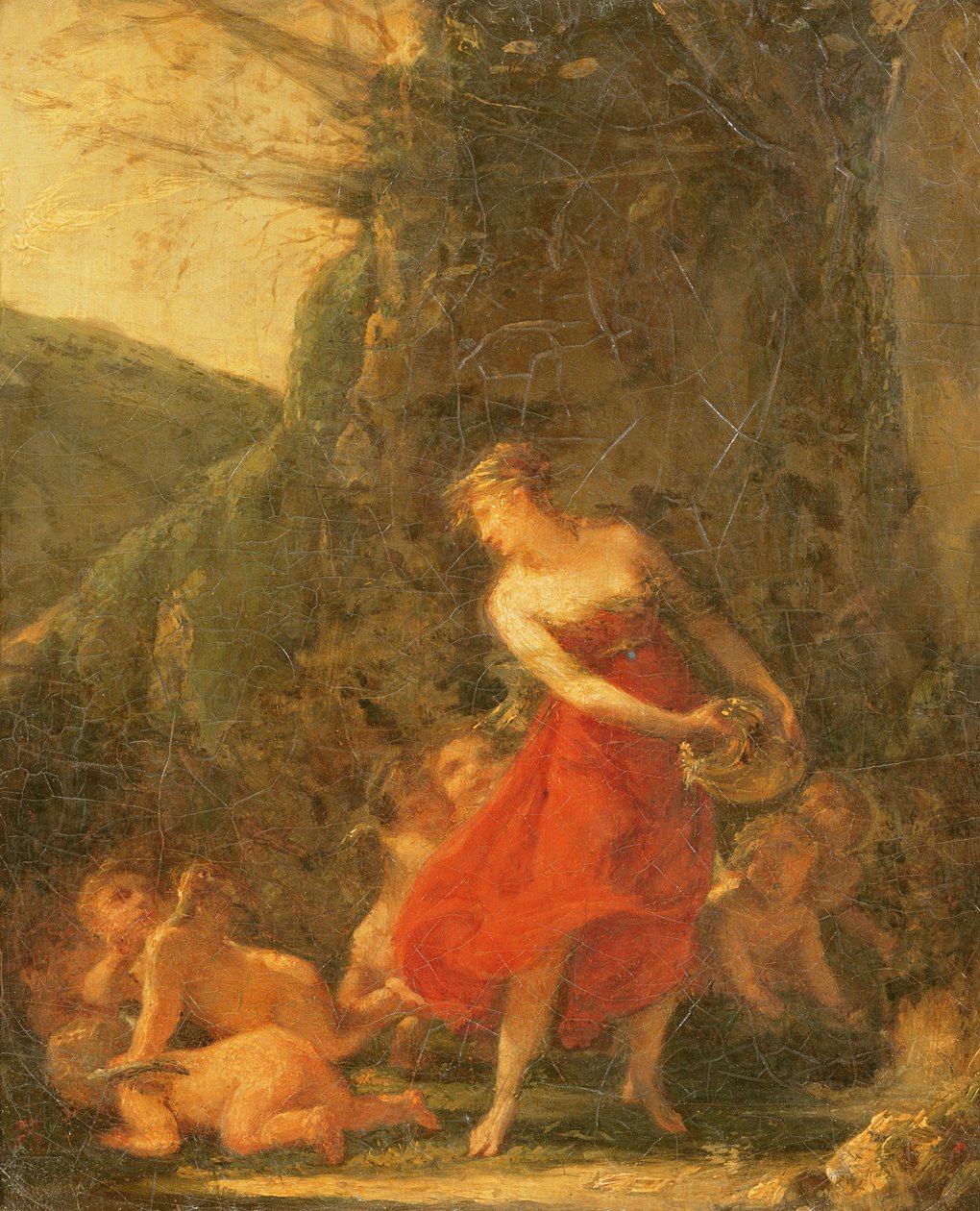 Giovane Naiade solleticata dai Cupidi da Pierre Paul Prudhon