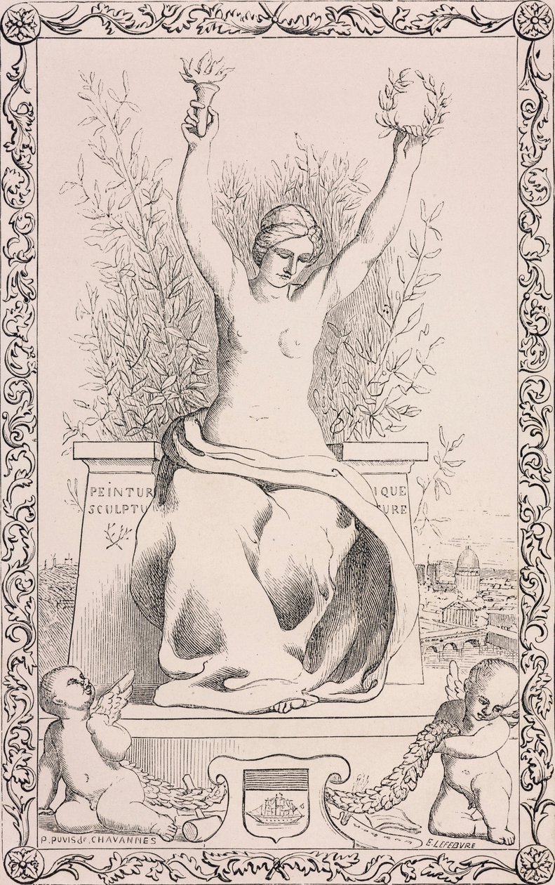 Allegoria di Parigi, XIX secolo da Pierre Puvis de Chavannes
