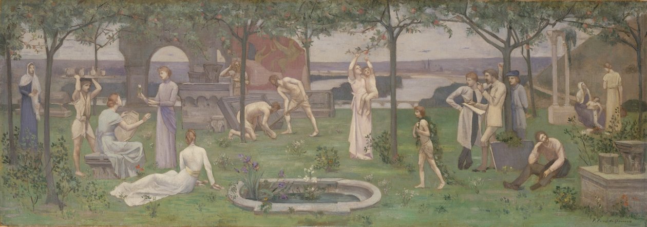 Inter Artes et Naturam da Pierre Puvis de Chavannes