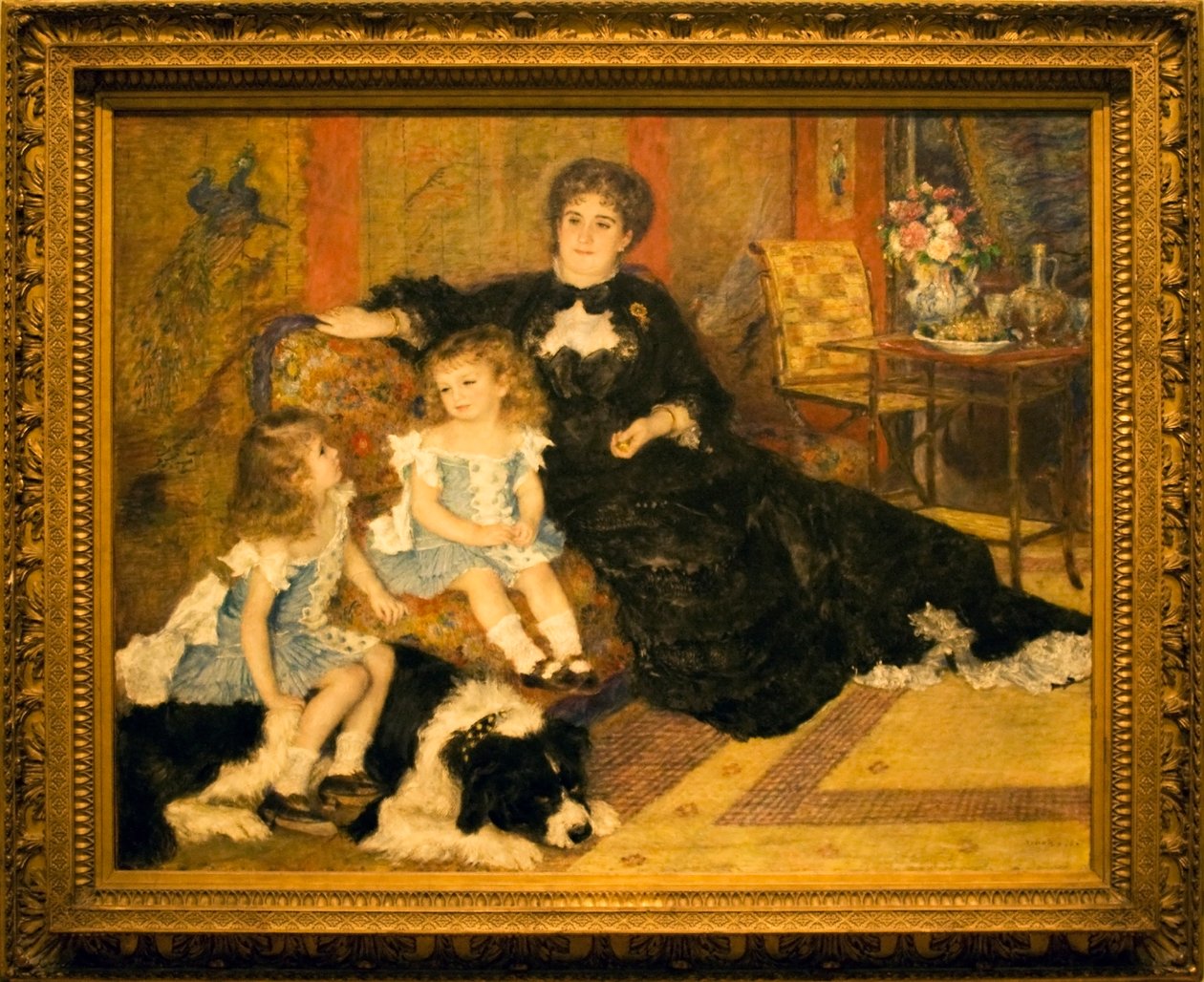 Mme Charpentier e i suoi figli da Pierre Auguste Renoir