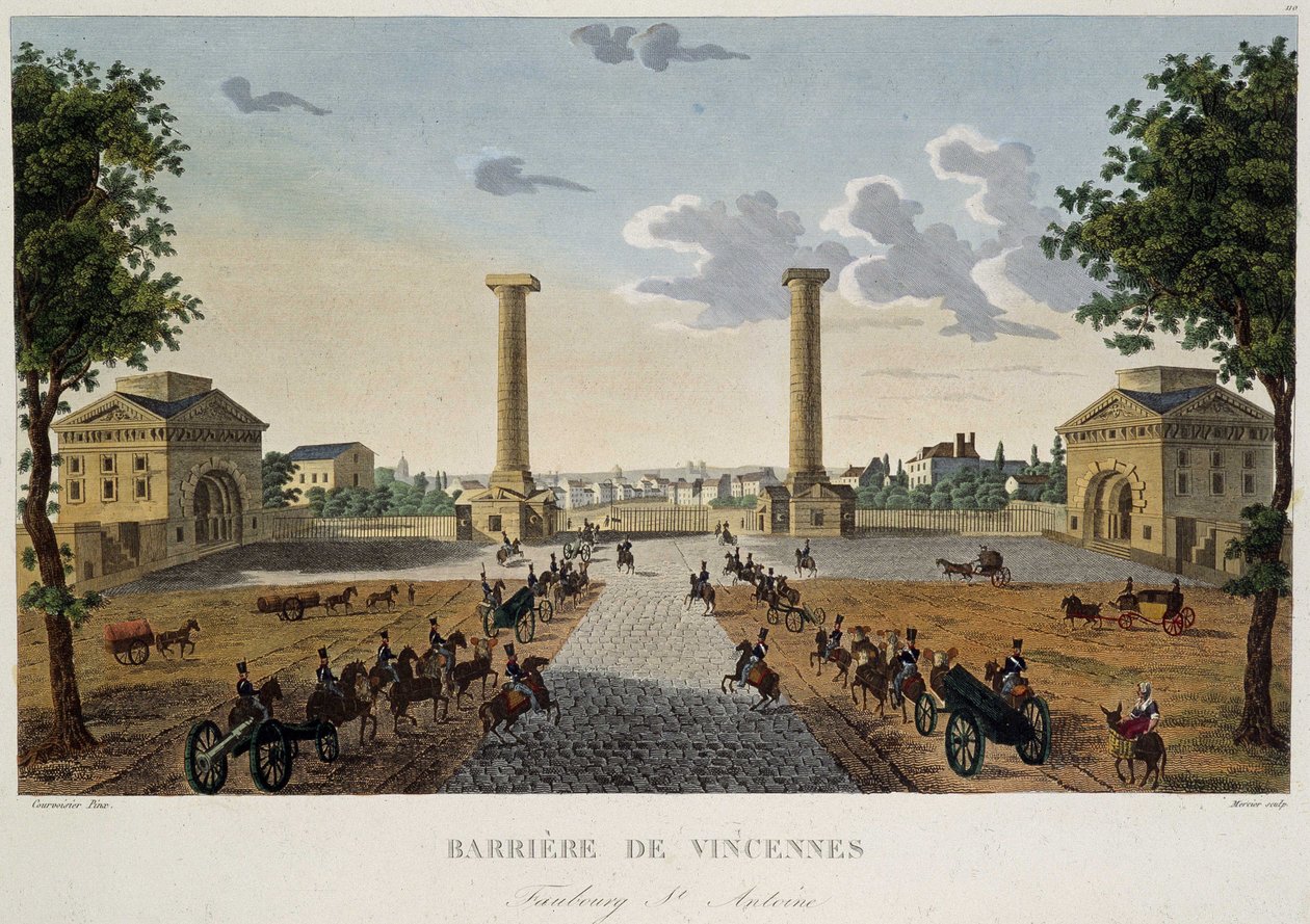 Barriere di Vincennes di Courvoisier da Pierre (after) Courvoisier
