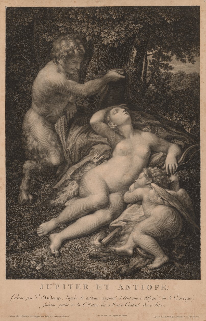 Giove e Antiope da Pierre Audouin
