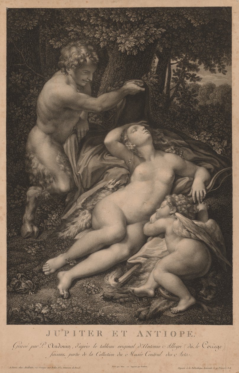 Giove e Antiope da Pierre Audouin