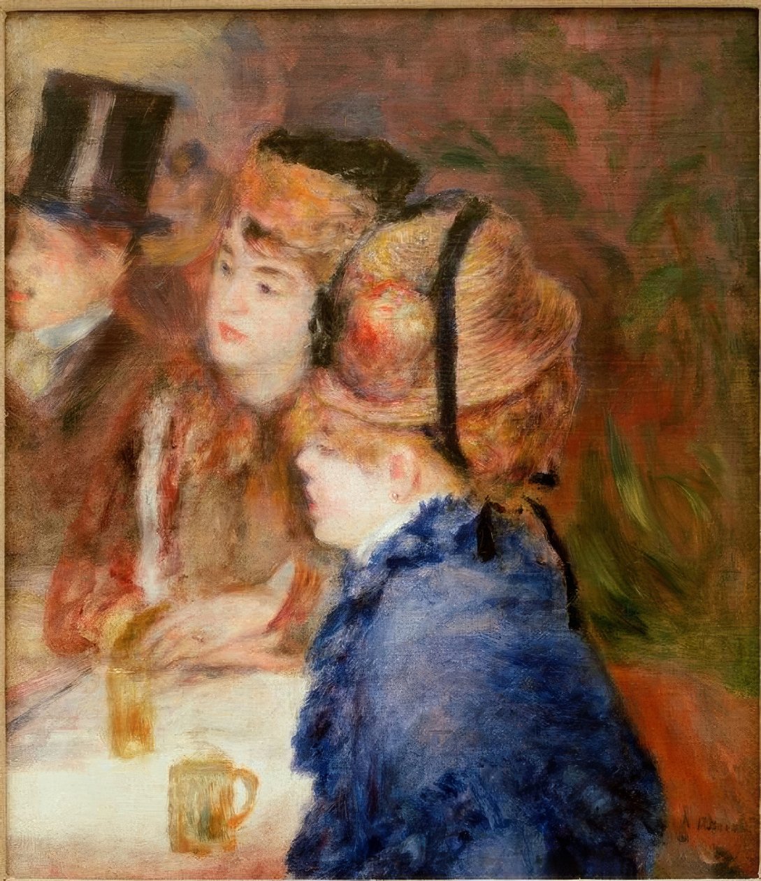 Al caffè. Le bevitrice da Pierre Auguste Renoir