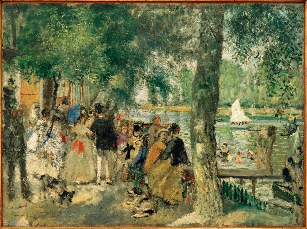 Bagno nella Senna / La Grenouillère da Pierre Auguste Renoir