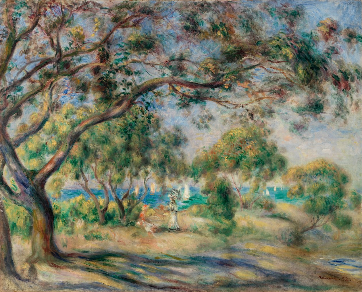 Bois de la Chaise (Noirmoutier) da Pierre Auguste Renoir
