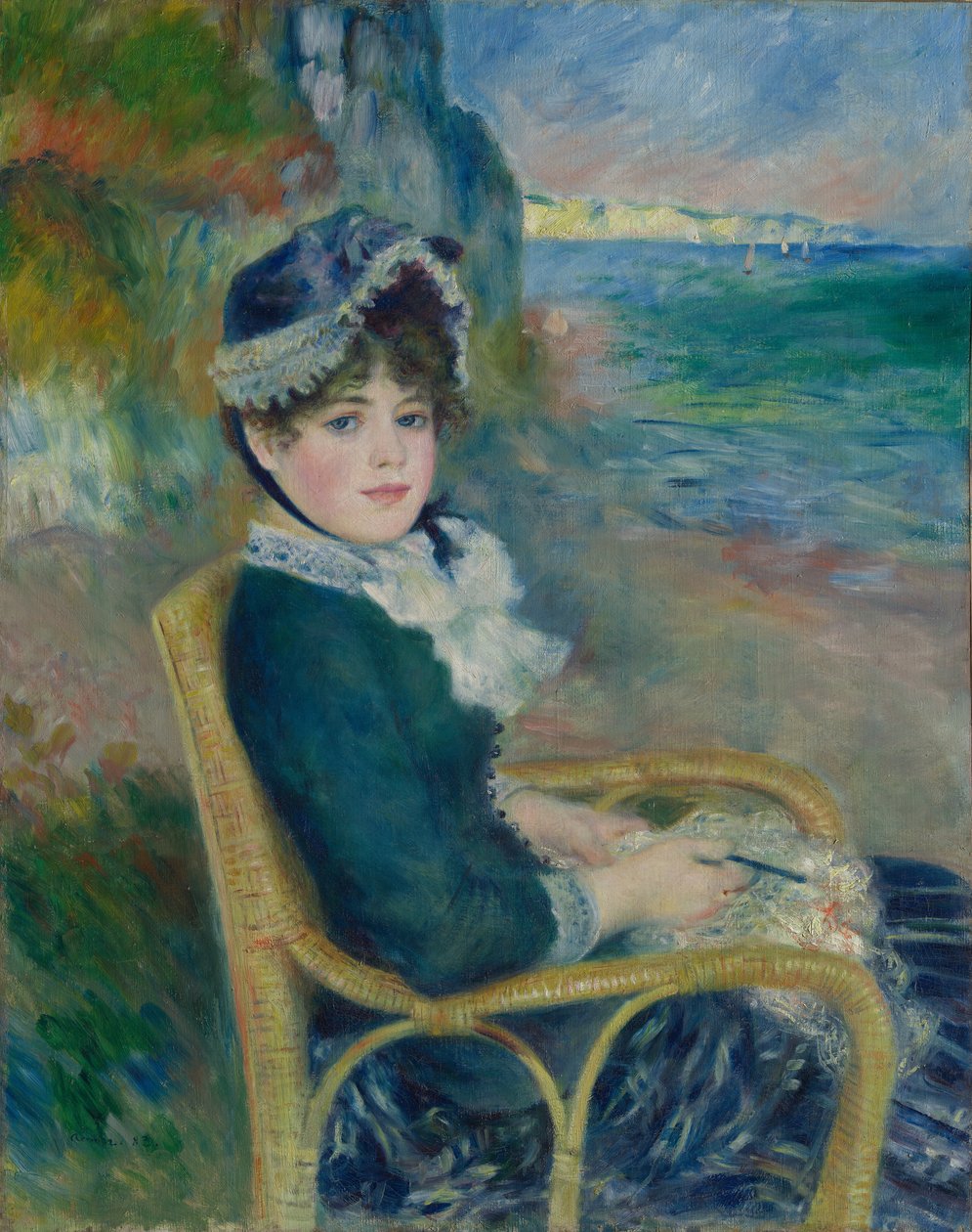 In riva al mare, 1883 da Pierre Auguste Renoir