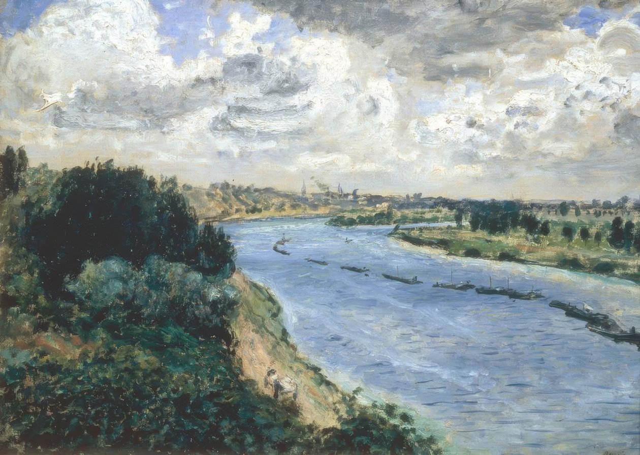 Chiatte sulla Senna da Pierre Auguste Renoir