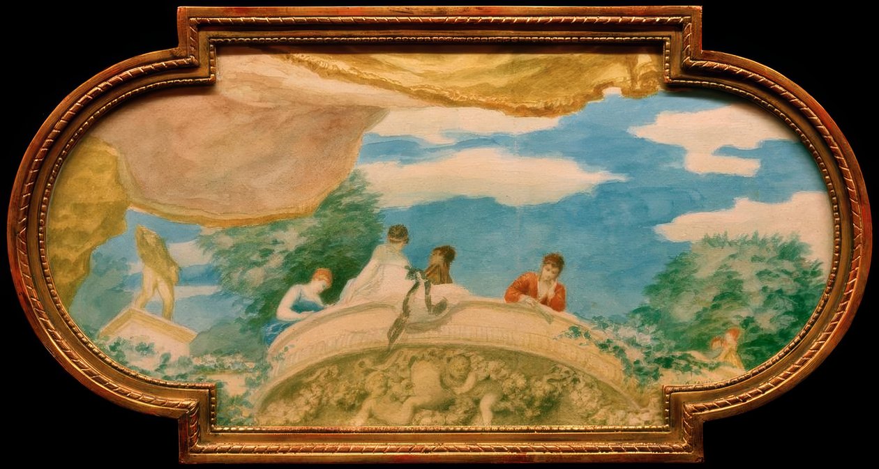 Bozzetto per un affresco da Pierre Auguste Renoir
