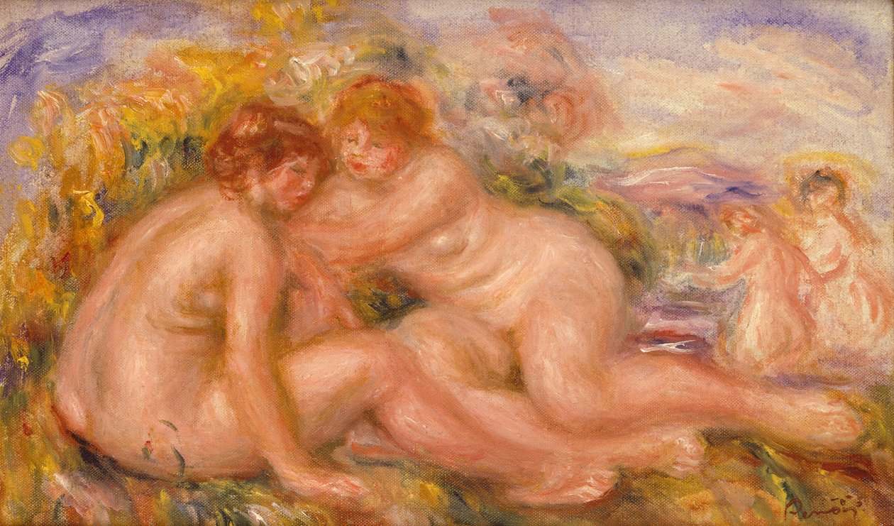 Quattro bagnanti da Pierre Auguste Renoir