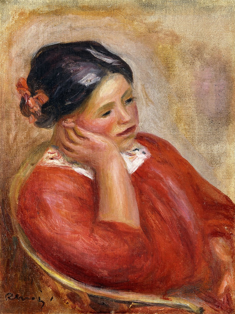 Gabrielle appoggiata da Pierre Auguste Renoir