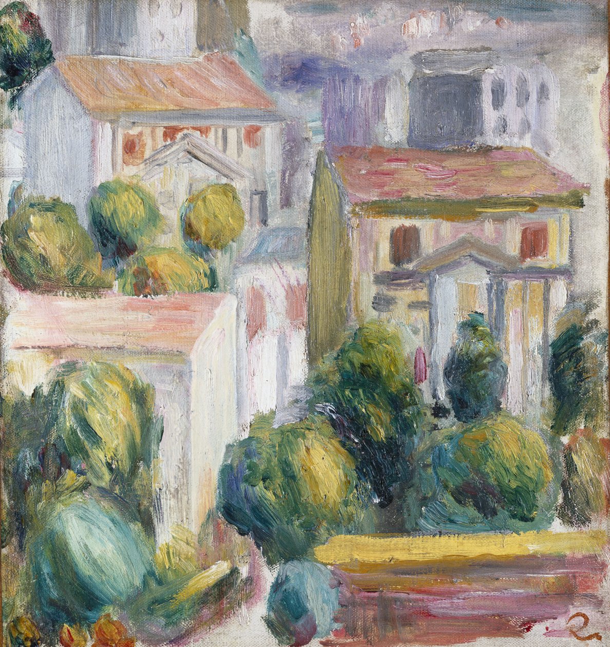 Casa a Cagnes da Pierre Auguste Renoir