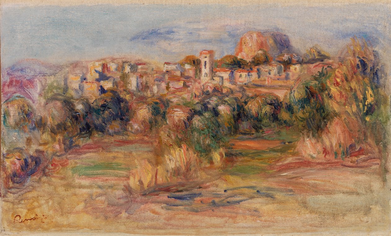 Paesaggio, La Gaude da Pierre Auguste Renoir