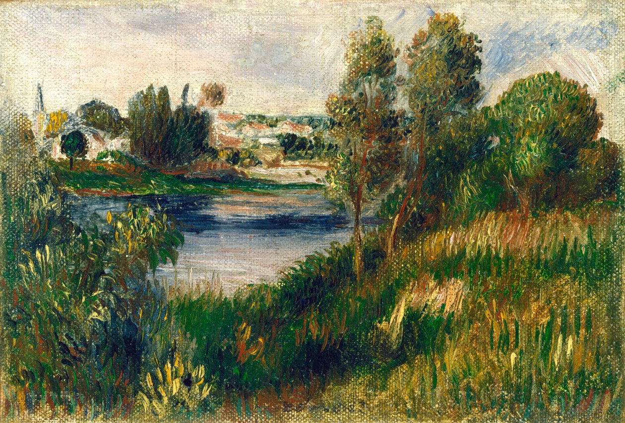 Paesaggio a Vétheuil, c. 1890 da Pierre Auguste Renoir