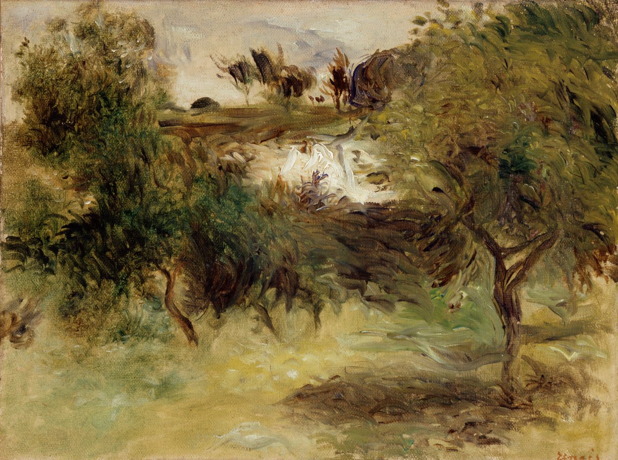 Paesaggio con alberi da Pierre Auguste Renoir