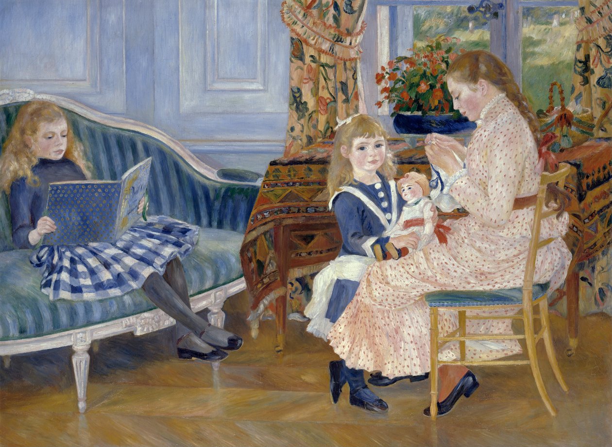 Il pomeriggio dei bambini a Wargemont da Pierre Auguste Renoir