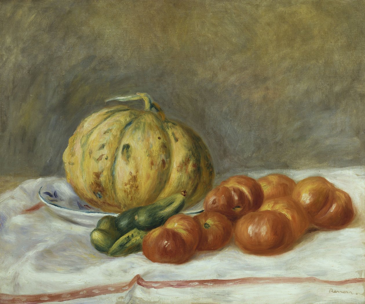 Melone e pomodori, 1903 da Pierre Auguste Renoir