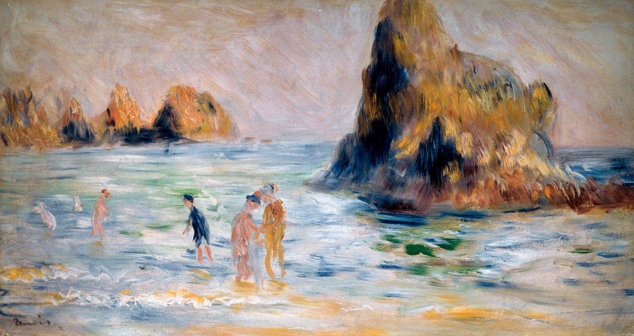 Baia di Moulin Huet, Guernsey da Pierre Auguste Renoir