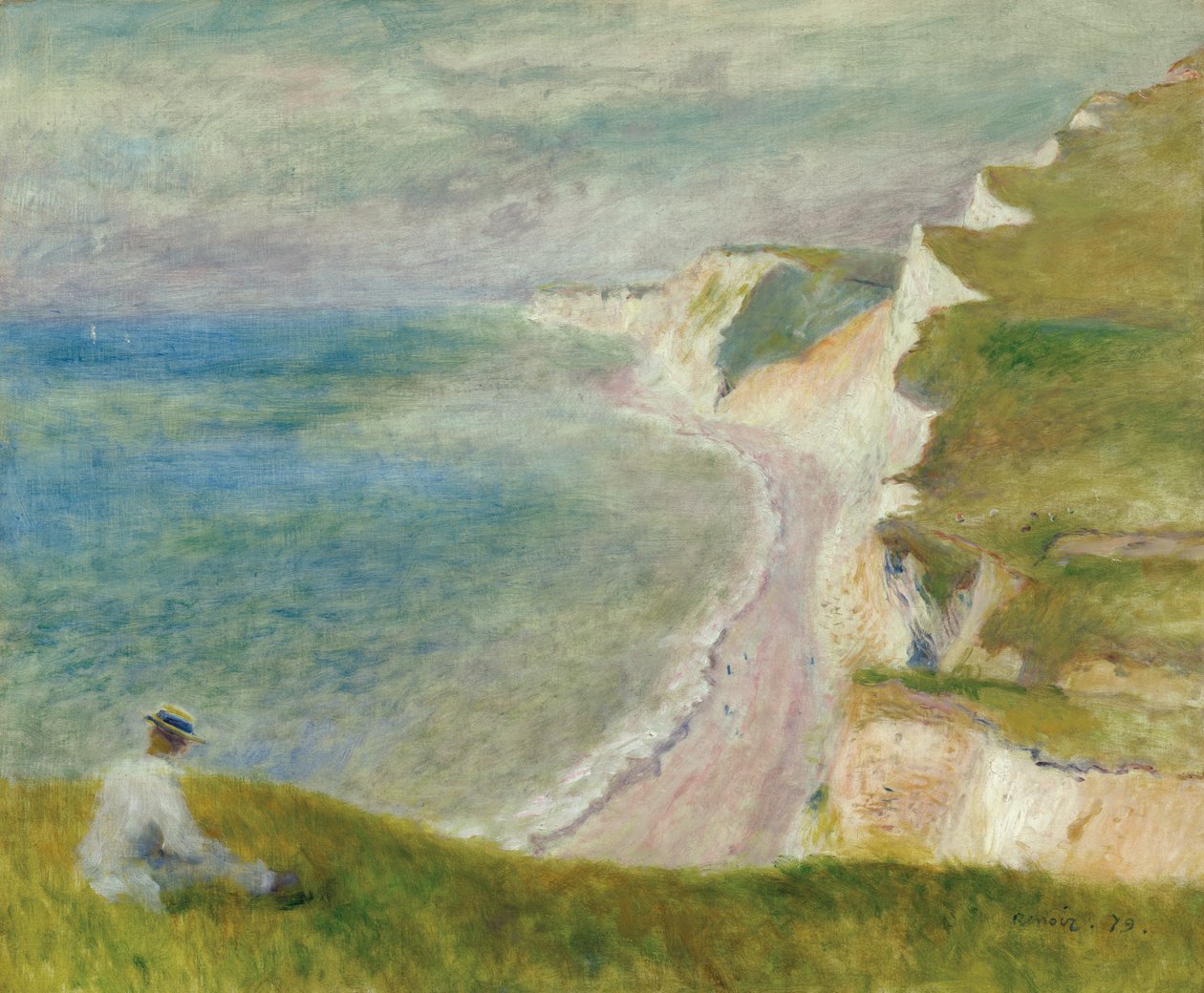 Sulla scogliera da Pierre Auguste Renoir