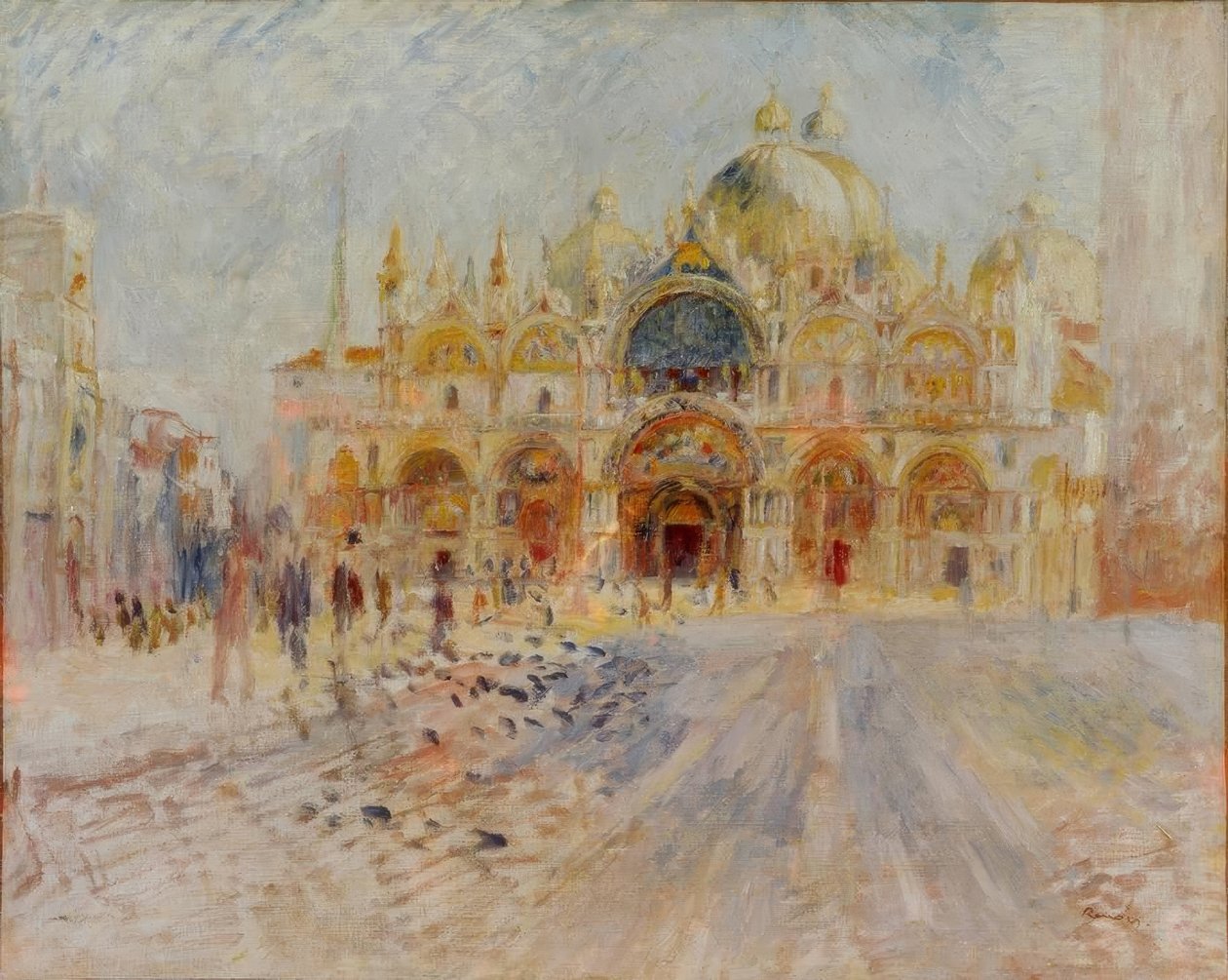Piazza San Marco, Venezia da Pierre Auguste Renoir